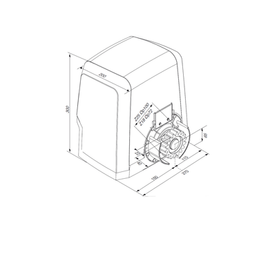 ARES VELOCE SMART BT A1000 Schiebetorantrieb