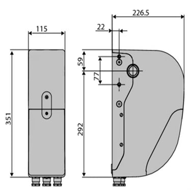 Bft ARGO BT A Antrieb für Industrie-Sektionaltore P925202 00001